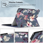 Fintie Microsoft Surface Pro 9 Business Standl Klf-Blooming Hibiscus