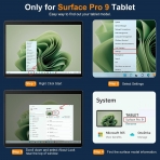 INFILAND Microsoft Surface Pro 9 Darbeye Dayankl Klf-Green