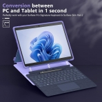 INFILAND Microsoft Surface Pro 9 Klf (MIL-STD-810H)-Purple