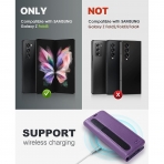 OCASE Kickstandl Galaxy Z Fold 5 Klf-Purple