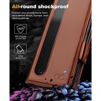 OCASE Kickstandl Galaxy Z Fold 5 Klf-Brown