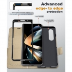 OCASE Kickstandl Galaxy Z Fold 5 Klf-Litchi Apricot