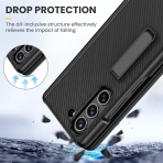 Ruky Tam Korumal Galaxy Z Fold 5 Klf-Carbon Fiber