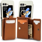 GOOSPERY Flex Serisi Galaxy Z Flip 5 Czdan Klf-Brown 