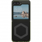 UAG Plyo Pro Serisi Galaxy Z Flip 5 Klf (MIL-STD-810G)-Olive Space Grey