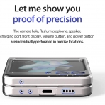 araree Nukin Serisi Galaxy Z Flip 5 Klf-Clear