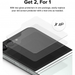 Rin gke Galaxy Z Flip 5 Ekran Koruyucu (2 Adet)