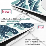 May Chen MacBook Air Sert Klf (15 in)-Great Wave