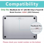 ProCase MacBook Air Standl Klf (15 in)-Grey