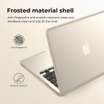 BlueSwan MacBook Air effaf Klf (15 in)-Frosted Starlight 