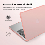 BlueSwan MacBook Air effaf Klf (15 in)-Frosted Baby Pink 