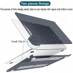QCzyc MacBook Air Uyumlu Dayankl Klf (15 in)-Star Black