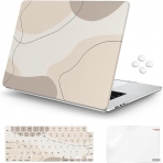 iCasso Liquid Retina MacBook Air Uyumlu Klf (15 in)-Art Modern Brown