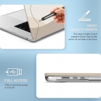 iCasso Liquid Retina MacBook Air Uyumlu Klf (15 in)-Art Modern Brown