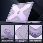 Fintie MacBook Air Sert Kapakl Klf (15 in)-Lilac