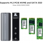 Satechi SATA SSD Uyumlu USB-C Adaptr (Alminyum)