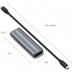 Satechi SATA SSD Uyumlu USB-C Adaptr (Alminyum)