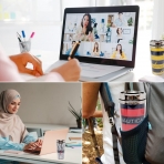 Nautica Yaltml Paslanmaz elik Termos 440mL(Mavi)