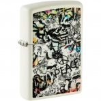 Zippo Street Art Karanlkta Parlayan akmak