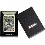 Zippo Street Art Karanlkta Parlayan akmak