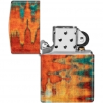 Zippo Turuncu Brush Strokes akmak