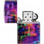 Zippo Mor Brush Strokes akmak