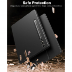 TiMOVO Kalem Blmeli Galaxy Tab S9 Plus/S10 Plus Klf-Black