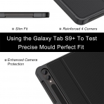 Soke Galaxy Tab S9 Plus Standl Klf-Black