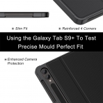 Soke Galaxy Tab S10/S9 Plus Standl Klf-Black