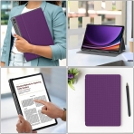 Soke Galaxy Tab S9 Plus Standl Klf-Purple
