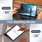 JETech Galaxy Tab S10 Plus Standl Klf-Black
