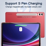 JETech Galaxy Tab S10 Plus Standl Klf-Red