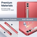JETech Galaxy Tab S9 Plus Standl Klf-Red