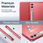 JETech Galaxy Tab S10 Plus Standl Klf-Red