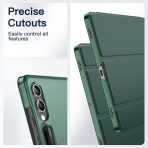 JETech Galaxy Tab S10 Plus Standl Klf-Midnight Green