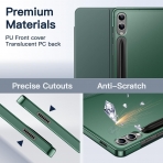 JETech Galaxy Tab S9 Plus Standl Klf-Midnight Green