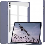NINKI Kalem Blmeli Galaxy Tab S9 Plus Klf-Purple
