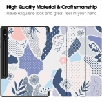 SanMuFly Galaxy Tab S9 Plus Klf-Artistic Floral 