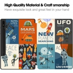 SanMuFly Galaxy Tab S9 Plus Klf-Cartoon Astronaut
