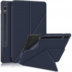 ZYKAA Galaxy Tab S9 Plus Standl Klf-Dark Blue