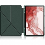 ZYKAA Galaxy Tab S9 Plus Standl Klf-Dark Green