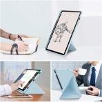 ZYKAA Galaxy Tab S9 Plus Standl Klf-Sky Blue