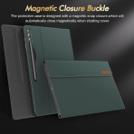 INFILAND Galaxy Tab S10 Ultra Standl Klf-Midnight Green