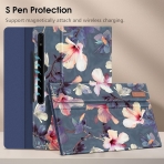 Fintie Galaxy Tab S9 Ultra Standl Klf-Blooming Hibiscus