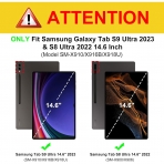 Fintie Galaxy Tab S9 Ultra Standl Klf-Navy