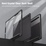 Fintie Hybrid Serisi Galaxy Tab S9 Ultra effaf Klf-Black