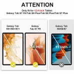 SPARIN Galaxy Tab S9 Plus Temperli Cam Ekran Koruyucu (2 Adet)