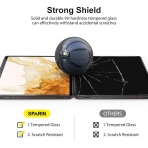 SPARIN Galaxy Tab S9 Plus Temperli Cam Ekran Koruyucu (2 Adet)