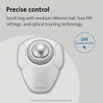 Kensington Orbit Trackball Mouse Scroll Ring (K70991WW)