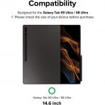 Rin gke Galaxy Tab S9 Ultra Temperli Cam Ekran Koruyucu